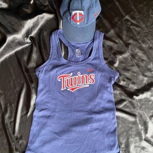MN Twins Nike tank top & Hat